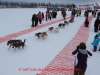 Nicole Forto leaves the start line of the 2014 Jr. Iditarod Sled Dog Race from Happy Trails Kennel, Big Lake, Alaska
Saturday February 22, 2014 

Junior Iditarod Sled Dog Race 2014
PHOTO BY JEFF SCHULTZ/IDITARODPHOTOS.COM  USE ONLY WITH PERMISSION